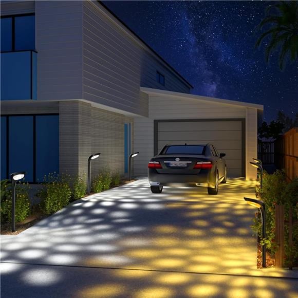 Solar Path Lights Outdoor, 150 Lumen Bright Solar Pathway Lights, Solar Lights - Picture 4 of 7